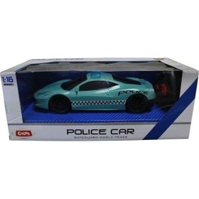 Ctoy CTOY-QX3689-A1 1:16 Işıklı ve Sesli Uzaktan Kumandalı Polis Arabası