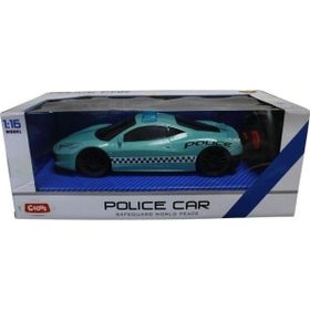 Ctoy CTOY-QX3689-A1 1:16 Işıklı ve Sesli Uzaktan Kumandalı Polis Arabası