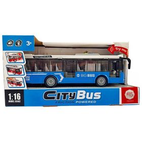 Ctoy Ctoys A1119-13 Kımızı Ses ve Işıklı Oyuncak Şehir Otobüsü