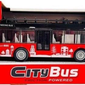 Ctoy Ctoys A1119-13 Kımızı Ses ve Işıklı Oyuncak Şehir Otobüsü