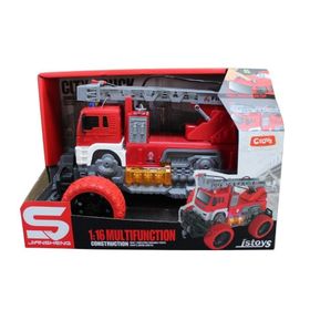 Ctoy JS-109S Işıklı ve Sesli Su Püskürtmeli Arazi İtfaiye Aracı