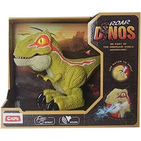 Ctoy QX025 Gri Işıklı ve Sesli Buhar Çıkaran Dinozor