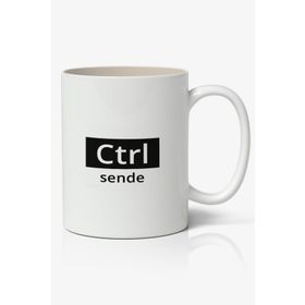 Ctrl Sende Yazılı Baskılı Kupa