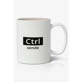 Ctrl Sende Yazılı Baskılı Kupa