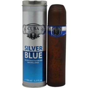 Cuba Silver Blue For Men EDT 100 ml Erkek Parfümü