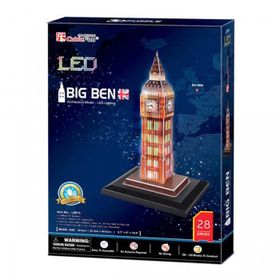 Cubic Fun 28 Parça 3D Puzzle Big Ben Saat Kulesi