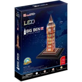 Cubic Fun 28 Parça 3D Puzzle Big Ben Saat Kulesi