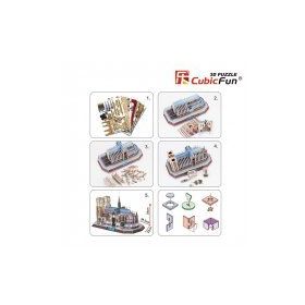 Cubic Fun 3D 149 Parça Led Notre Dame Kilisesi Fransa Puzzle