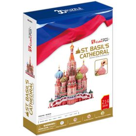 Cubic Fun 3D 173 Parça St.Aziz Vasil Katedrali Rusya Puzzle