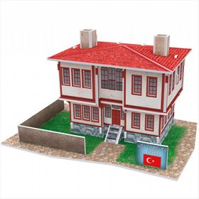 Cubic Fun 3D 26 Parça Türk Halk Evi 1 Puzzle
