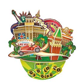 Cubic Fun 3D 64 Parça Las Vegas Şehir Kompozisyonu Puzzle