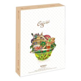 Cubic Fun 3D 64 Parça Las Vegas Şehir Kompozisyonu Puzzle