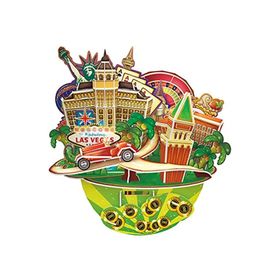 Cubic Fun 3D 64 Parça Las Vegas Şehir Kompozisyonu Puzzle