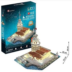 Cubic Fun 3D 66 Parça Led Kız Kulesi Puzzle