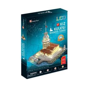 Cubic Fun 3D 66 Parça Led Kız Kulesi Puzzle