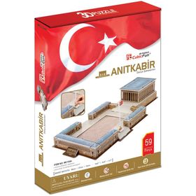 Cubic Fun 3D Anıtkabir 59 Parça Puzzle