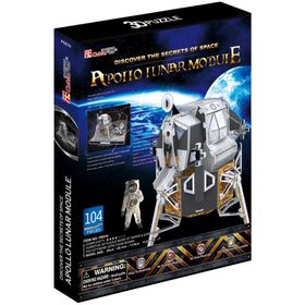 Cubic Fun 3D Apollo Lunar Module 104 Parça Puzzle