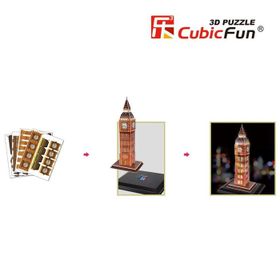 Cubic Fun 3D Big Ben 28 Parça Puzzle