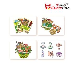 Cubic Fun 3D Cityscape - Las Vegas 64 Parça Puzzle