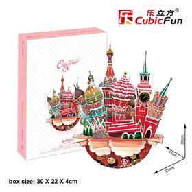 Cubic Fun 3D Cityscape - Moscow 68 Parça Puzzle