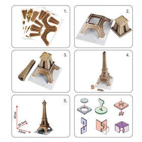 Cubic Fun 3D Eyfel Kulesi 35 Parça Puzzle