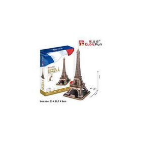 Cubic Fun 3D Eyfel Kulesi - Fransa 82 Parça Puzzle