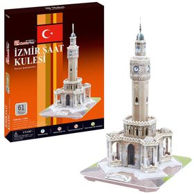 Cubic Fun 3D İzmir Saat Kulesi 61 Parça Puzzle