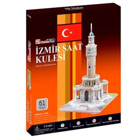 Cubic Fun 3D İzmir Saat Kulesi 61 Parça Puzzle