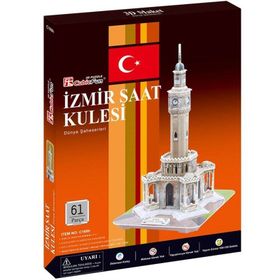Cubic Fun 3D İzmir Saat Kulesi 61 Parça Puzzle