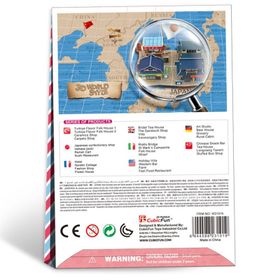 Cubic Fun 3D Japon Şekerleme Dülkkanı 24 Parça Puzzle