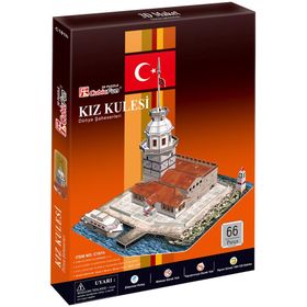 Cubic Fun 3D Kız Kulesi 66 Parça Puzzle