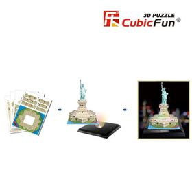Cubic Fun 3D Özgürlük Anıtı ABD 37 Parça Puzzle