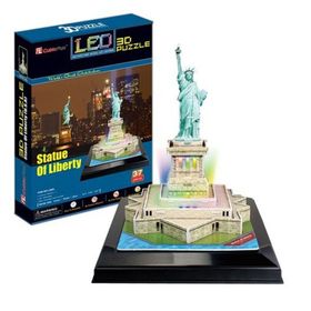 Cubic Fun 3D Özgürlük Anıtı ABD 37 Parça Puzzle