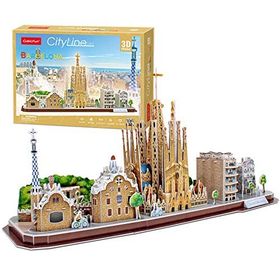 Cubic Fun 3D Puzzle CUB/MC256h City Line - Barcelona - İspanya