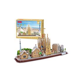 Cubic Fun 3D Puzzle CUB/MC256h City Line - Barcelona - İspanya