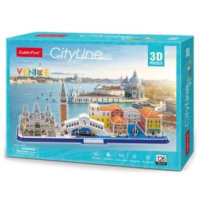 Cubic Fun 3D Puzzle CUB/MC269h City Line - Venedik - İtalya