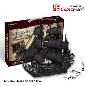 Cubic Fun 3d The Queen Anne S Revenge Gemi 308 Parça Puzzle