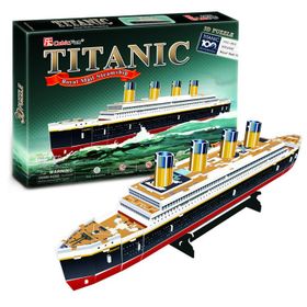 Cubic Fun 3D Titanic Gemi 35 Parça Puzzle