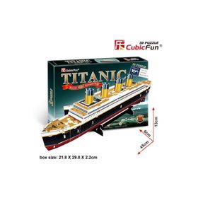 Cubic Fun 3D Titanic Gemi 35 Parça Puzzle