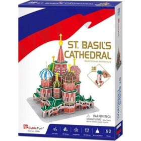 Cubic Fun 92 Parça 3d Puzzle St. Basil's Cathedral