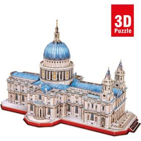 Cubic Fun Aziz Paul Katedrali 3d Büyük Boy ve İç Görünüm Puzzle