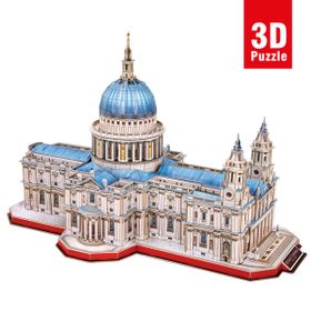 Cubic Fun Aziz Paul Katedrali 3d Büyük Boy ve İç Görünüm Puzzle