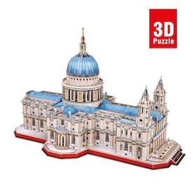 Cubic Fun Aziz Paul Katedrali 3d Büyük Boy ve İç Görünüm Puzzle