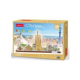 Cubic Fun Barcelona 3d 186 Parça Puzzle