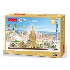 Cubic Fun Barcelona 3d 186 Parça Puzzle