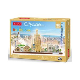 Cubic Fun Barcelona 3d 186 Parça Puzzle