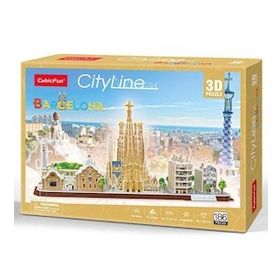 Cubic Fun Barcelona 3d 186 Parça Puzzle