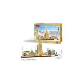 Cubic Fun Barcelona 3d 186 Parça Puzzle