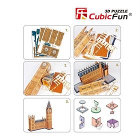 Cubic Fun Big Ben Saat Kulesi İngiltere 3D Puzzle