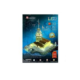 Cubic Fun BJ-80L181H 3D Işıklı Kız Kulesi Puzzle